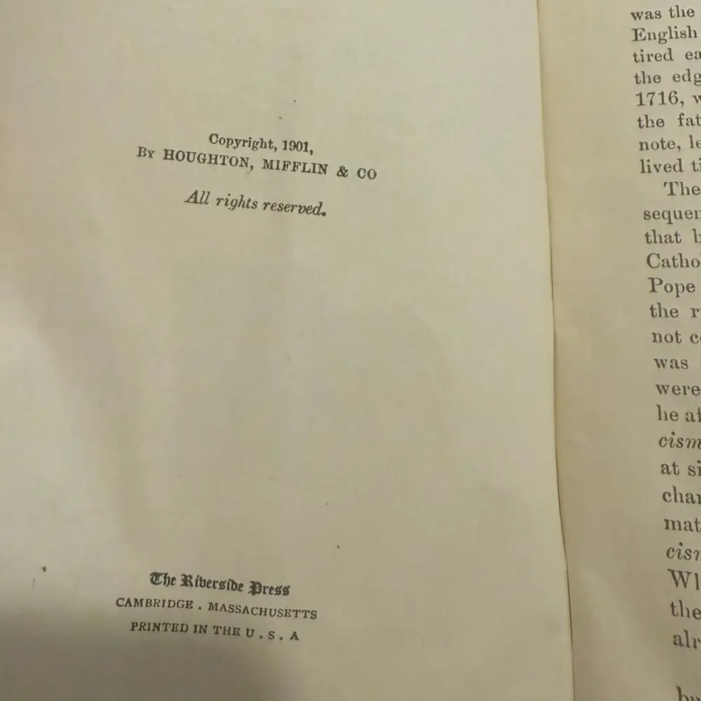 Vintage Rape of Lock 1901 Alexander Pope Riverdale Press Literature Series 147